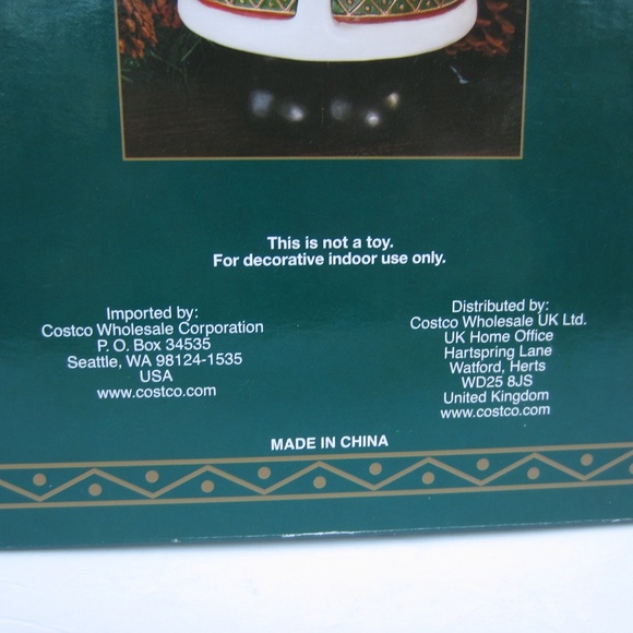 Decorative Santa Carrying Christmas Gift Bag  (10") Costco - Picture 3 of 14
